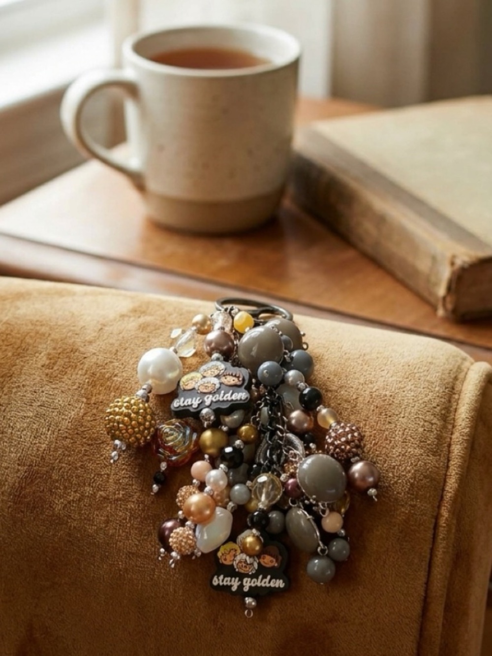 GOLDEN GIRLS PURSE CHARM